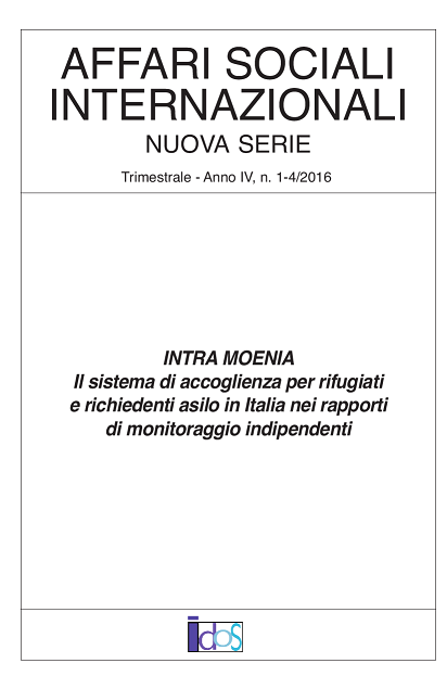 INTRA MOENIA - Il sistema di accoglienza per rifugiati e richiedenti asilo in Italia